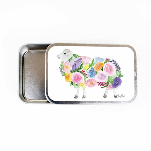 Twice Sheared Sheep - Stitch Marker Storage Tins (Lg Size)